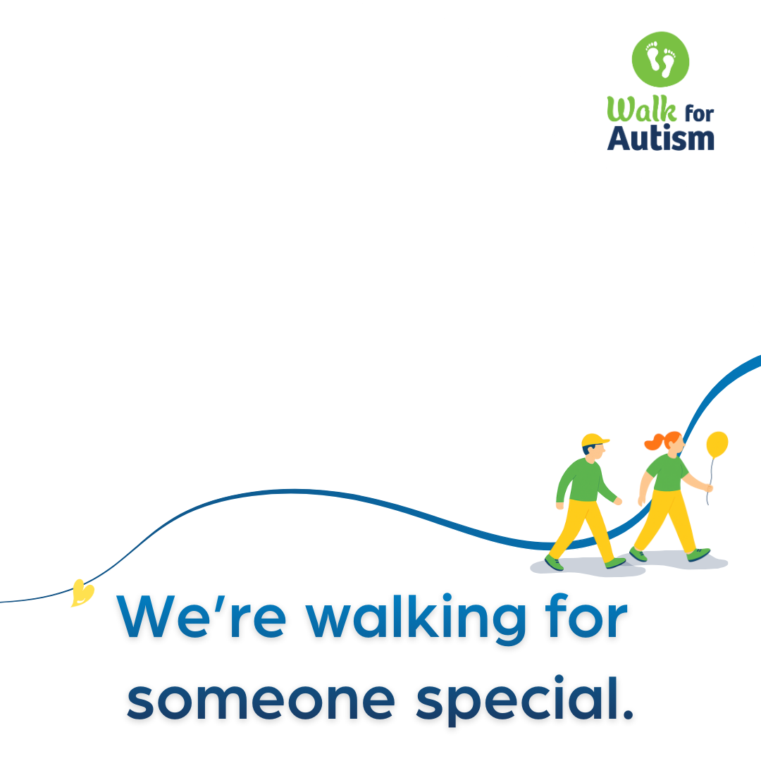 We're walking for... personalise