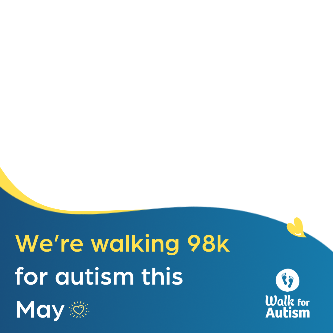 We're walking 98k for ... Personalise