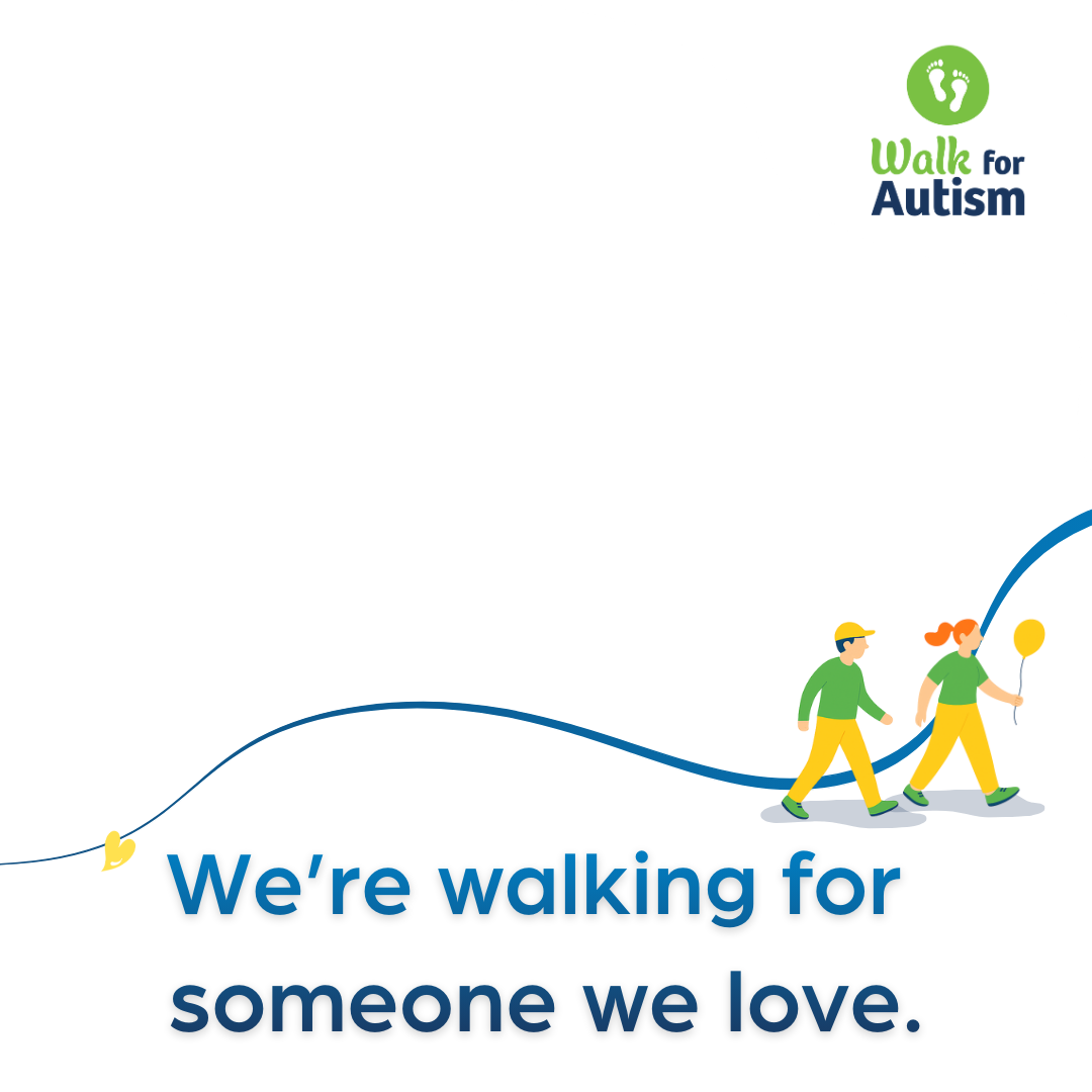 We're walking for ... personalise