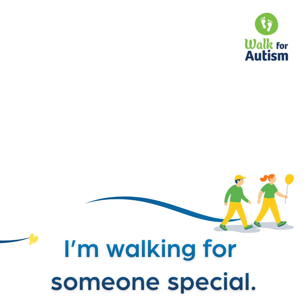 I'm walking for someone ... personalise