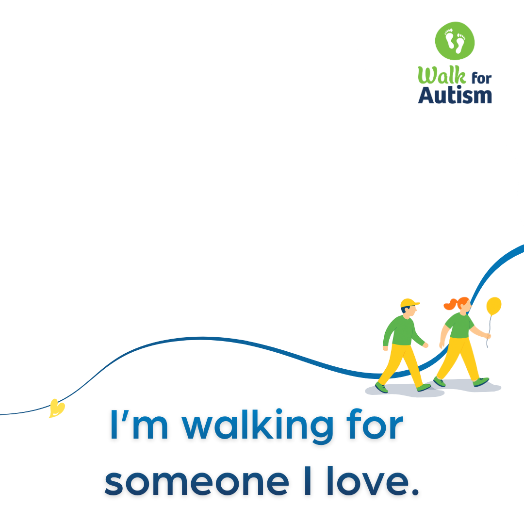 I'm walking for someone ... personalise